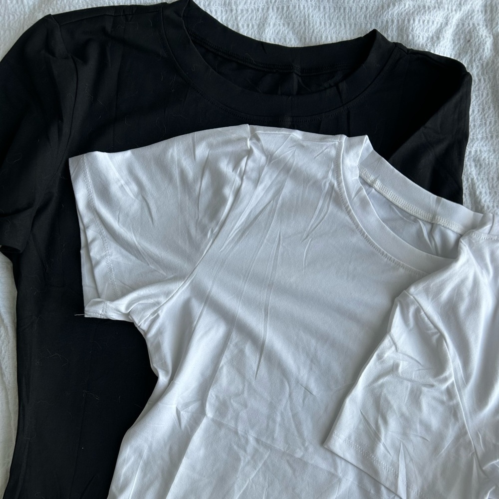 Black and White T-Shirt Set
